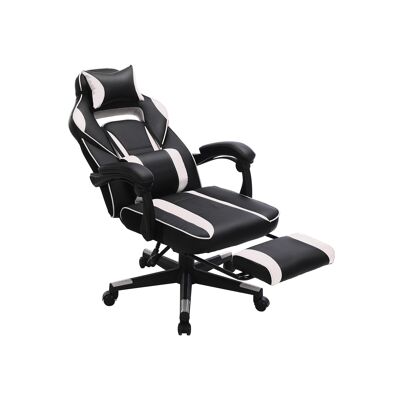 Cool gaming chair black and white