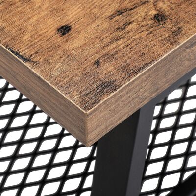 Petite table d'appoint design industriel