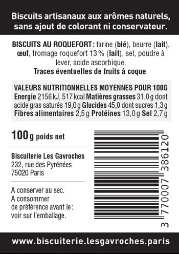 Biscuits apéritif Roquefort 2