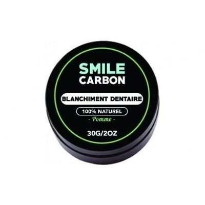 SMILE Carbon Original - Aufhellendes Kohlepulver 30 gr. Apfelgeschmack