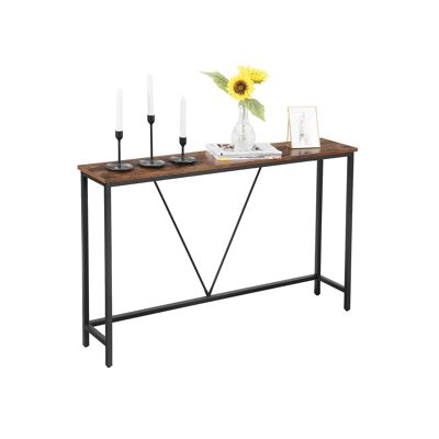 Console table vintage brown-black