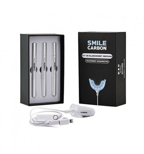 Kit de blanchiment dentaire à LED connecté avec minuteur 16 MIN - Goût Menthe