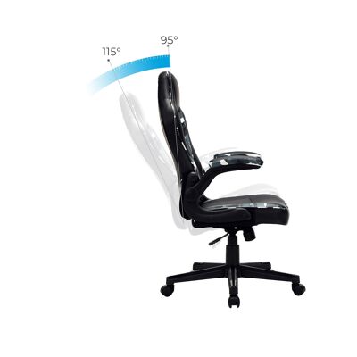 Sedia da ufficio mimetica nera