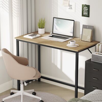 Desk with metal frame modern style