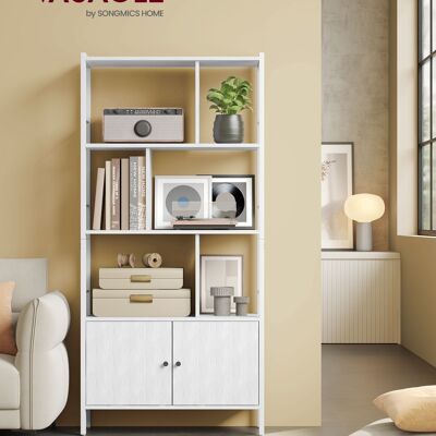 Libreria moderna con 4 ripiani aperti