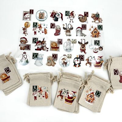 Iron-on Advent calendars