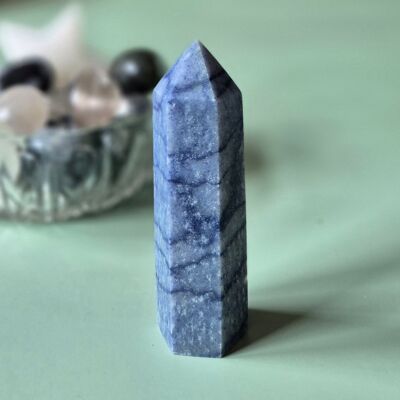 Hand crafted Blue Aventurine Tower