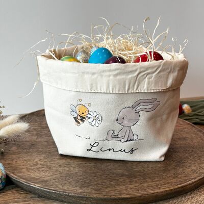 Personalized Easter basket with name – perfect as an Easter gift | Motif 1