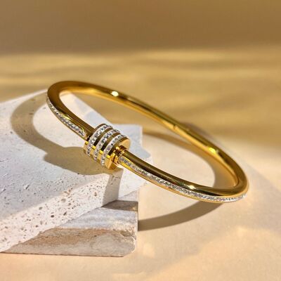 Bracciale Elegance Rings – Acciaio Oro
