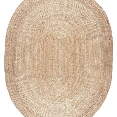 NATURA oval jute rug