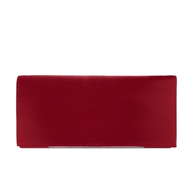 Burgundy Chrome Envelope Bag
