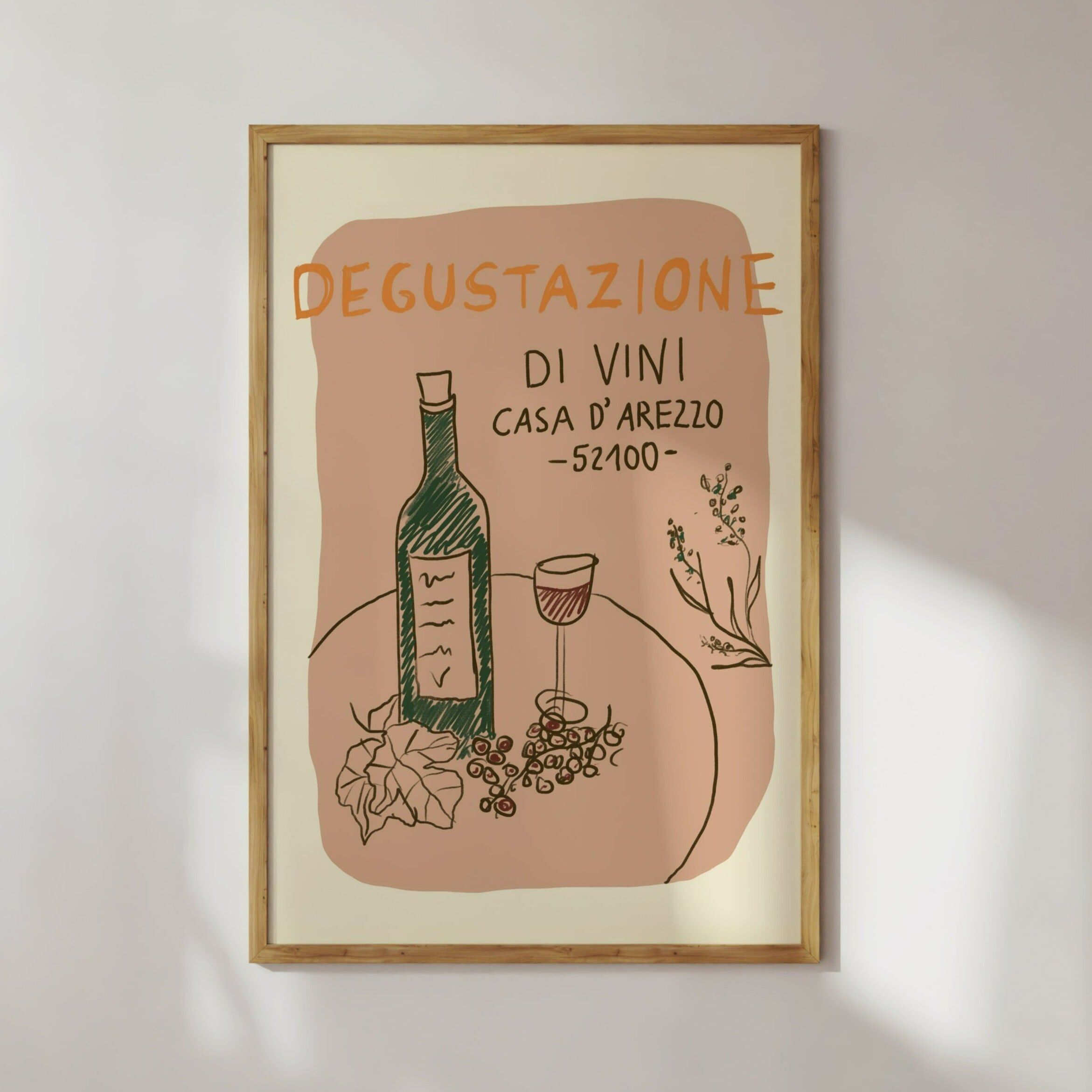 MANIFESTO DEGUSTAZIONE DI VINI