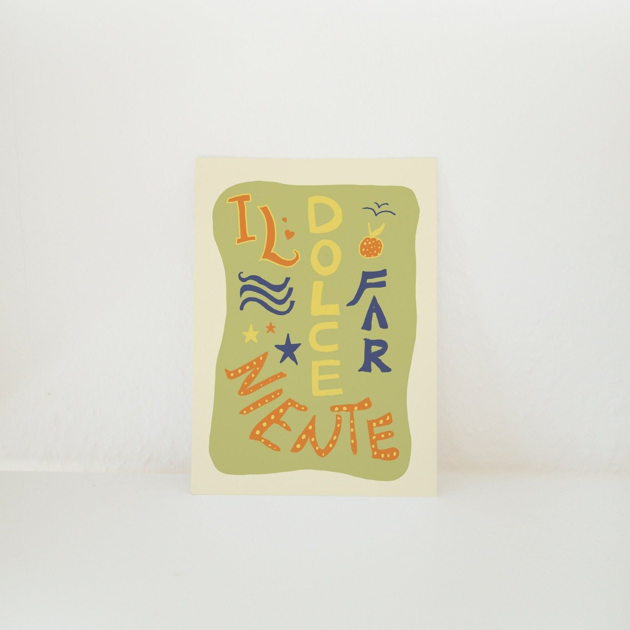 CARTOLINA IL DOLCE FAR NIENTE