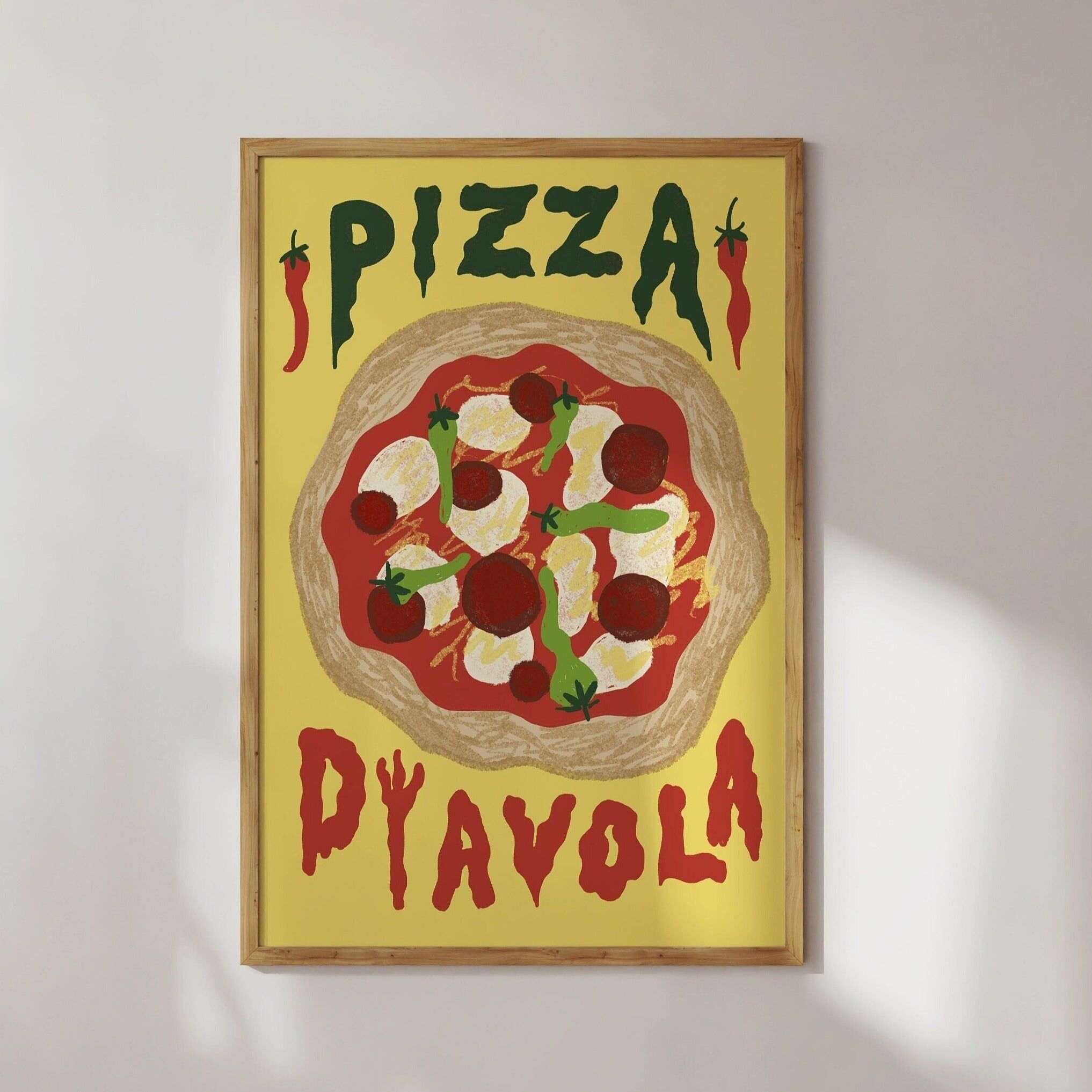POSTER PIZZA DIAVOLA