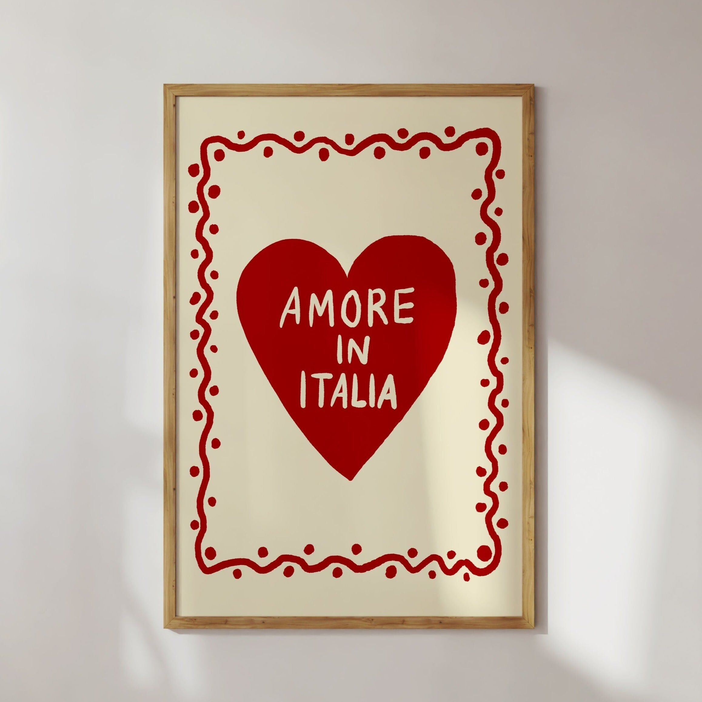 POSTER AMORE IN ITALIA