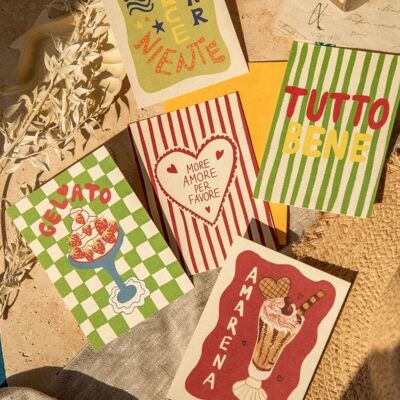 POSTCARD SET INDIVIDUALIZABLE