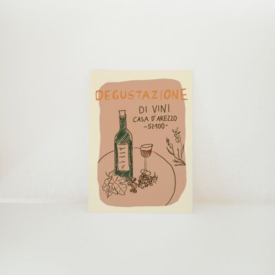 POSTCARD WINE TASTING
