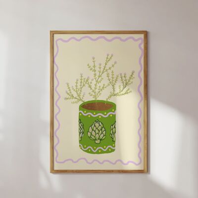 POSTER ARTICHOKE & THYME