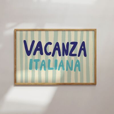AFFICHE VACANCES ITALIENNES