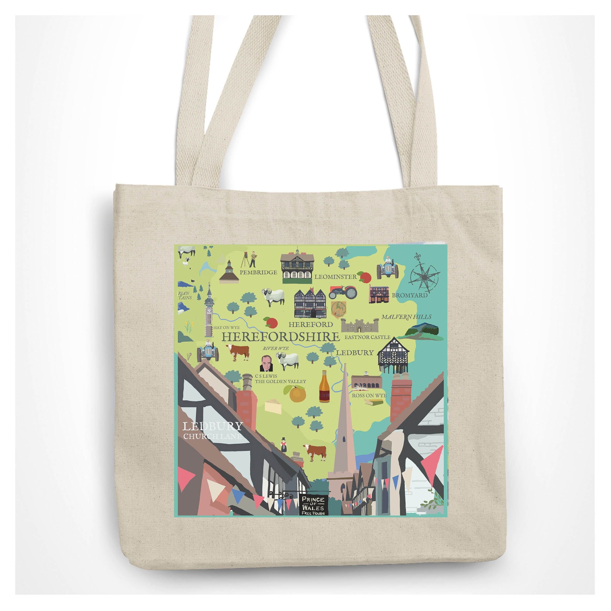 Borsa tote HEREFORDSHIRE
