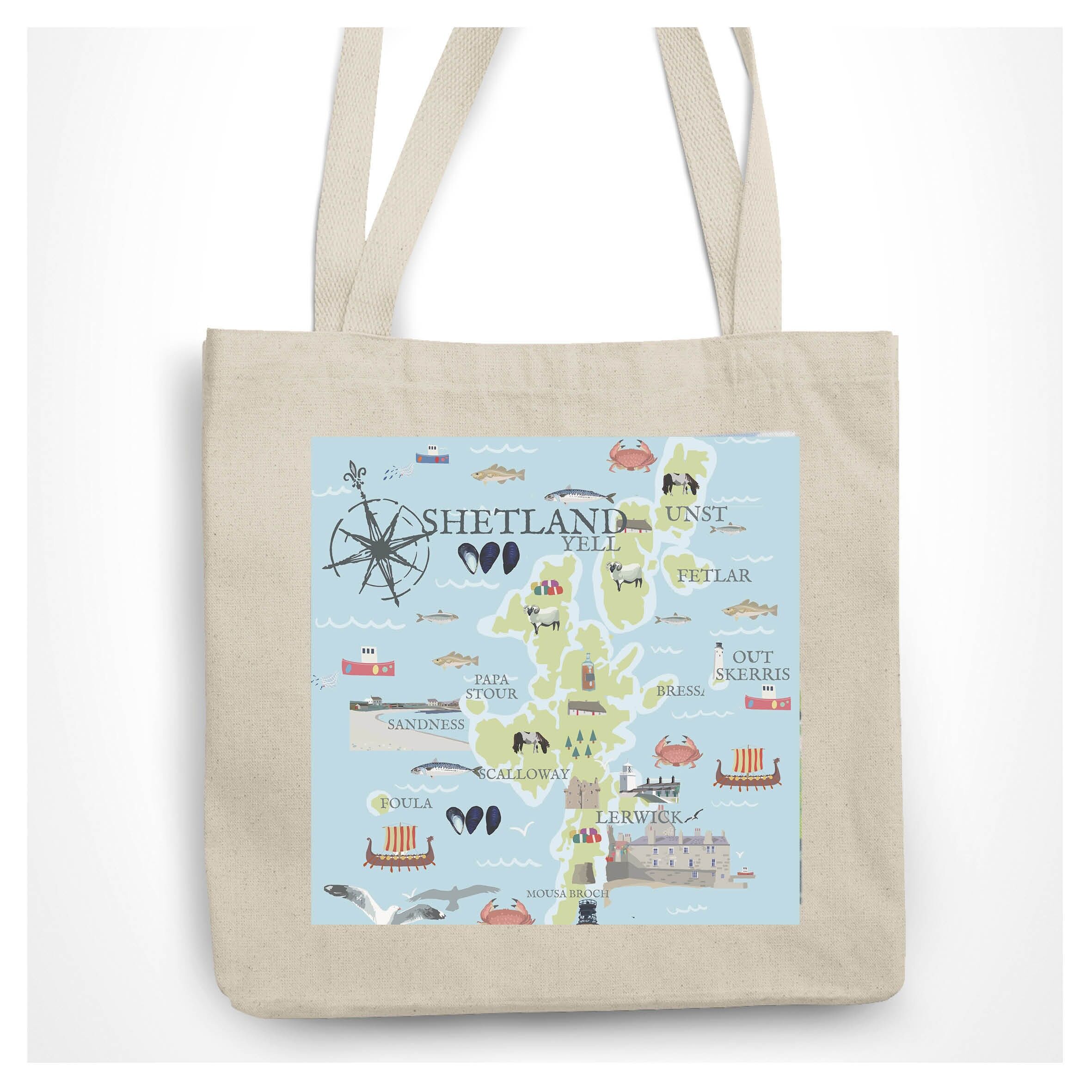 Borsa tote SHETLAND