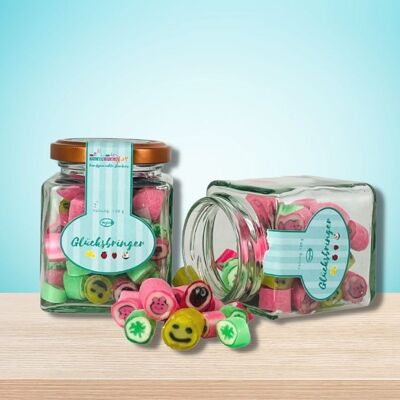 Lucky charm: Handmade sweets in a screw-top jar (10 x 120g)