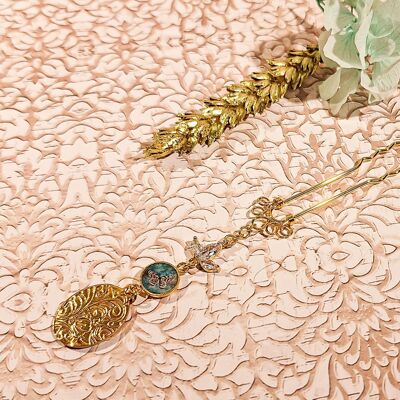 Retro Butterfly Rhinestone Hairpin Mother's Day Gift Idea - Mom Gift