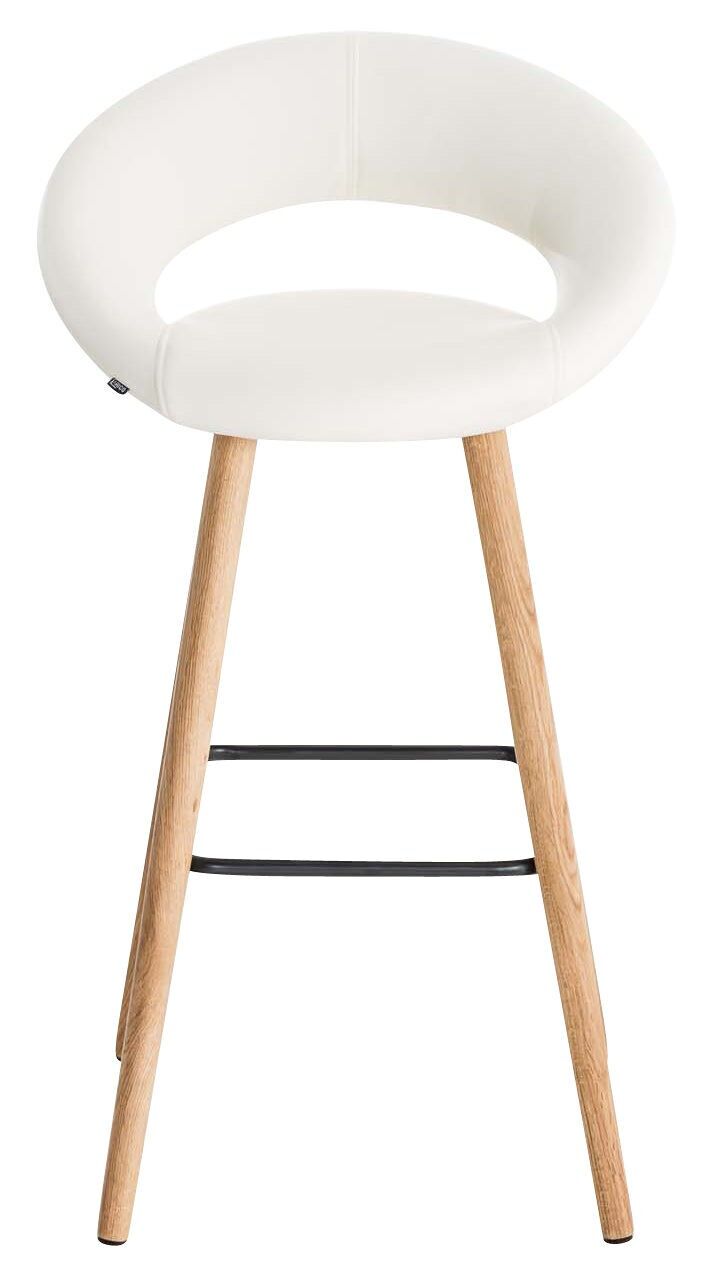 Set van 2 Tampa barkrukken van kunstleer