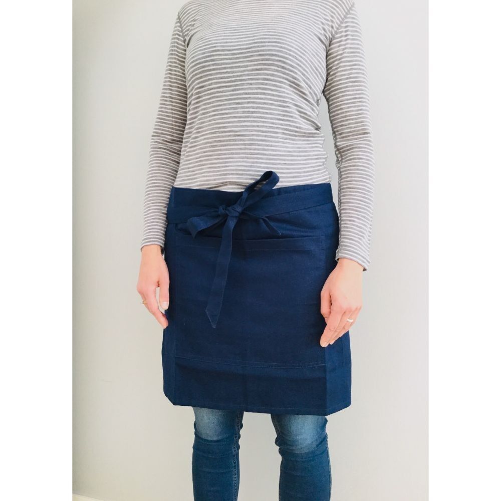 Half Waist Apron, Royal Blue