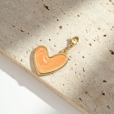 Colorful Heart Pendant – Trendy and Durable Stainless Steel