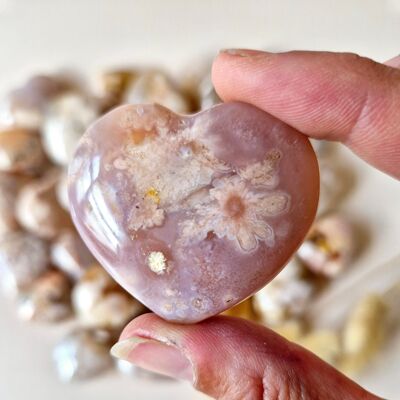 Pink Amethyst Heart – 3 to 4 cm | Soft strength and peace for the heart