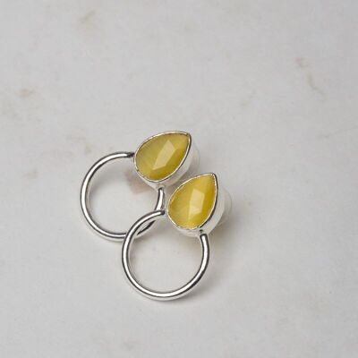Mini Diwa Earrings Ed.Limited Polished Silver Yellow