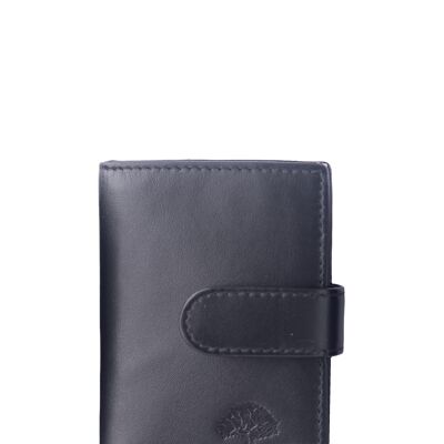 Porta carte RFID Royal Nappa con cerniera argento 1138-20