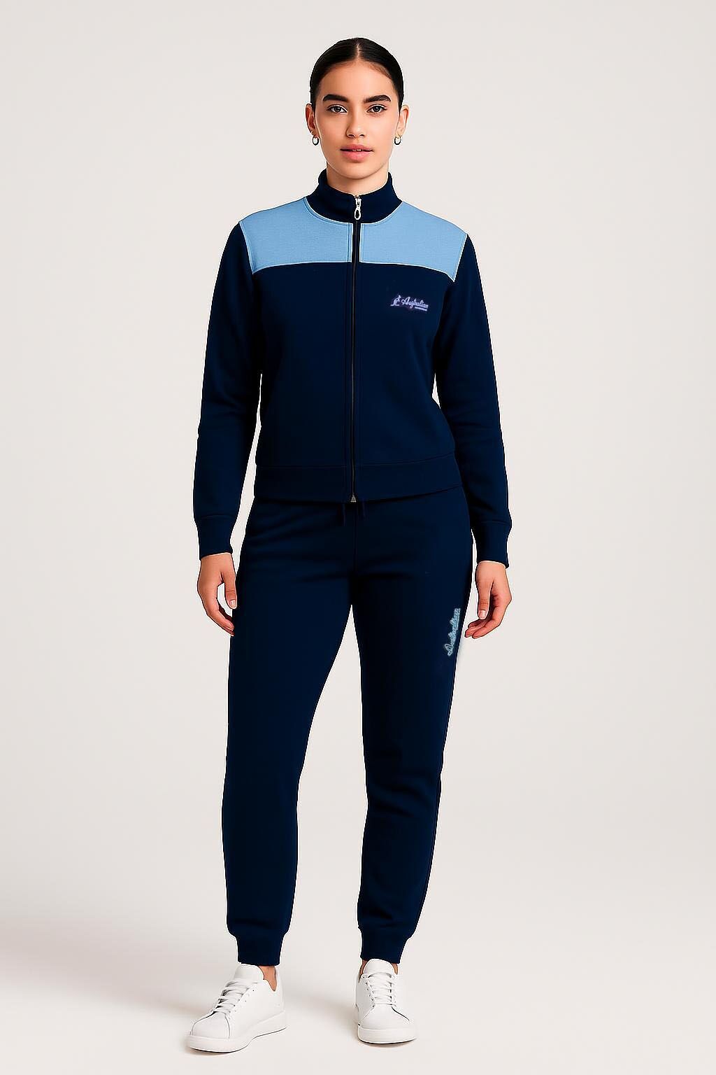 Conjuntos de chándal/homewear australianos azul marino para mujer AF41