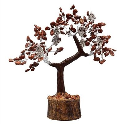 Gem Tree Red Jasper With Fatima Hand 160 Beads - Supreme Nu