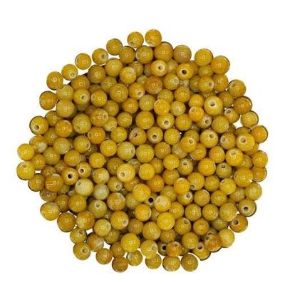 Beads of Yellow Agat 200 Grams