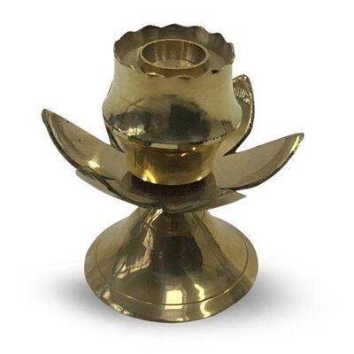 Brass Lotus Incense Holder