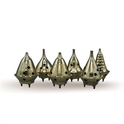 Aromaburner Pyali Laiton Assorti 6un