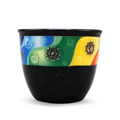 Petit porte-savon en céramique Chakra