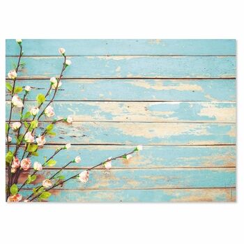Sets de table papier - primavera - fleurs - printemps - été 3