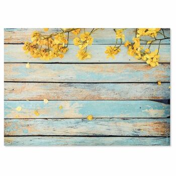Sets de table papier - primavera - fleurs - printemps - été 4