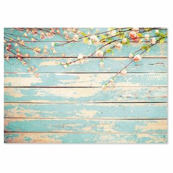 Sets de table papier - primavera - fleurs - printemps - été 5