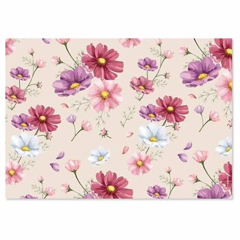 Sets de table papier - flowery 4