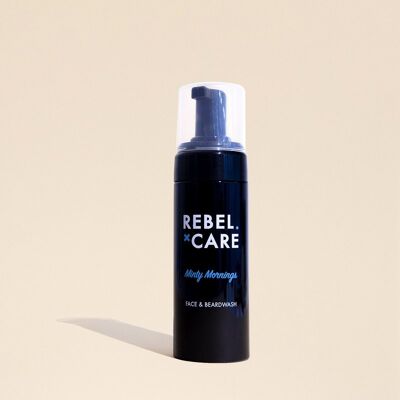 Nettoyant pour le visage et la barbe - Minty Mornings.