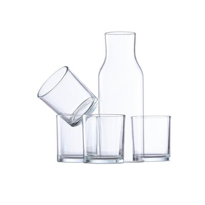 Crystal set of 4 glasses, 320 ml.Jug 1.35 L Color: Transparent