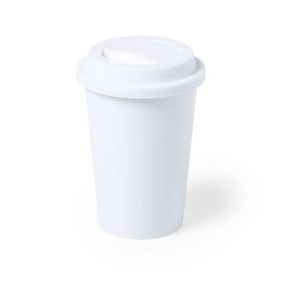 Antibacterial Glass 450 ml Color: White