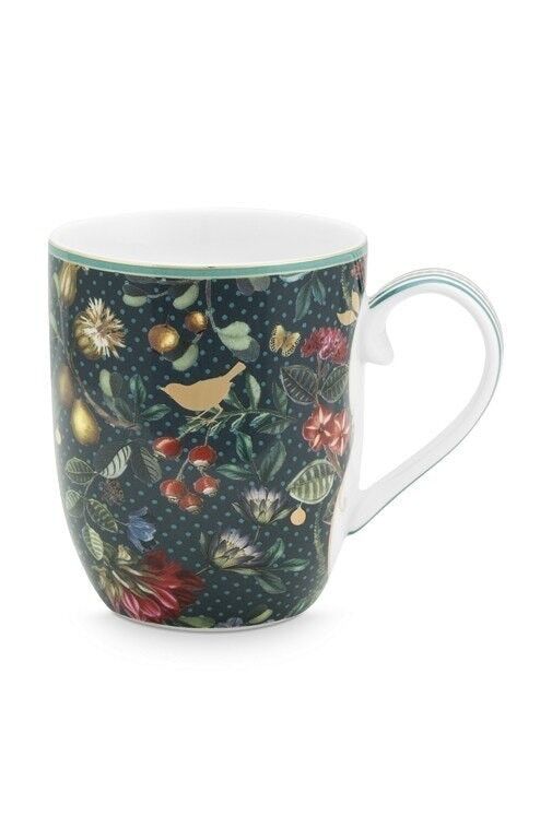 Kleine dunkelblaue Tasse mit Winterwunderland-Overall, 145 ml – PIP STUDIO
