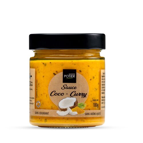 SAUCE COCO CURRY BOCAL 180 G