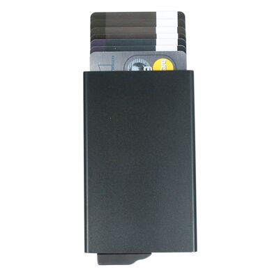 Card Case Aluminium Plus Black