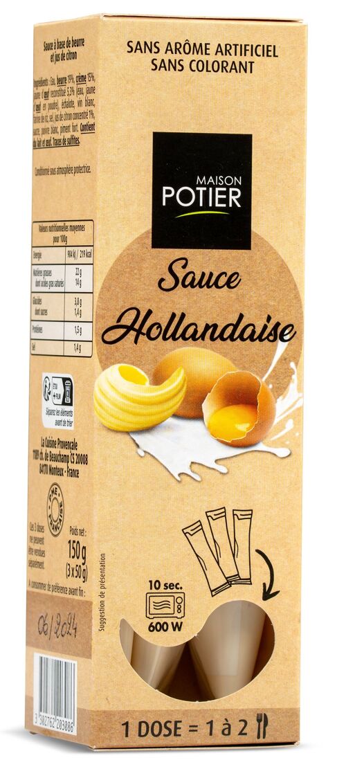 SAUCE HOLLANDAISE ÉTUI 3X50 G